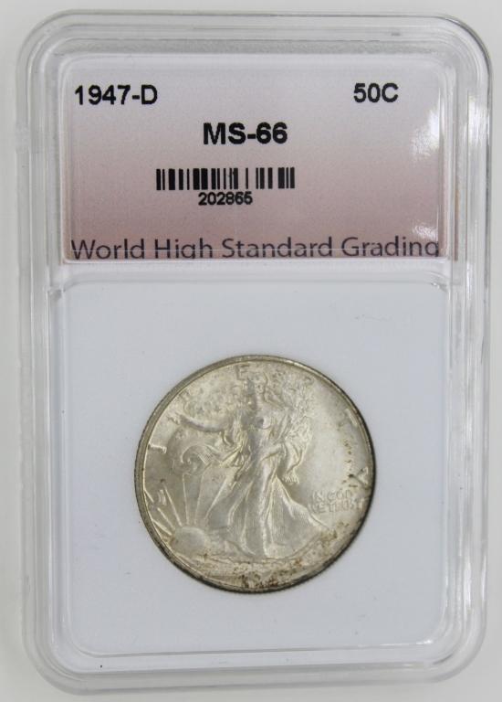 1947-D WALKING LIBERTY HALF DOLLAR