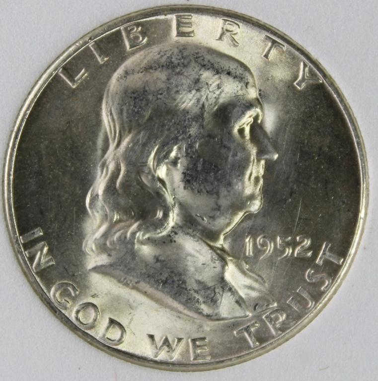 1952-S FRANKLIN HALF DOLLAR