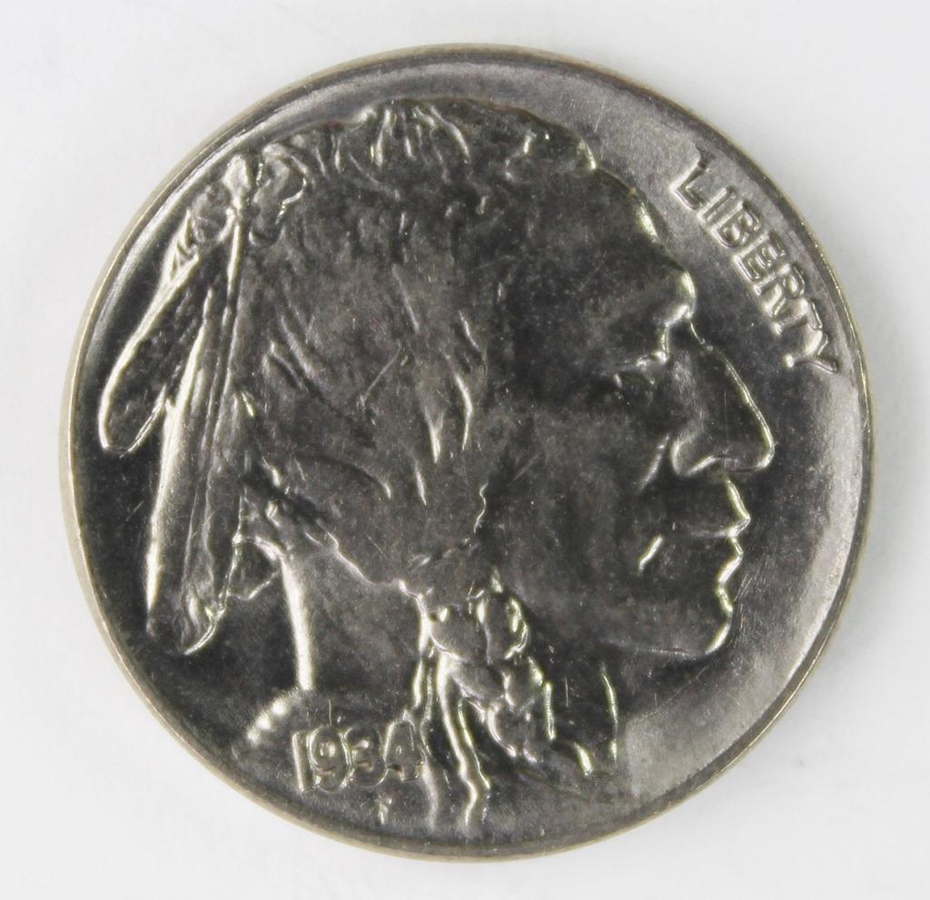 1934 BUFFALO NICKEL