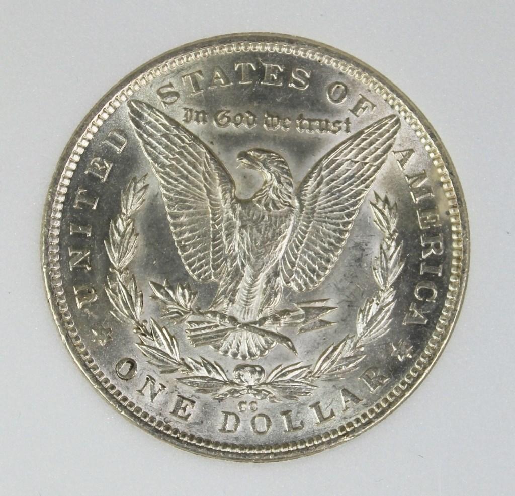 1891-CC MORGAN SILVER DOLLAR
