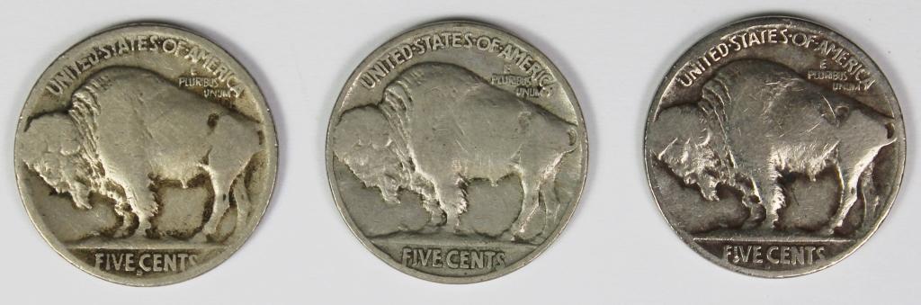 BUFFALO NICKEL LOT: