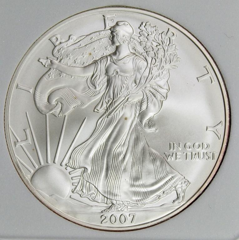 2007-W AMERICAN SILVER EAGLE