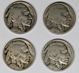 BUFFALO NICKEL LOT: