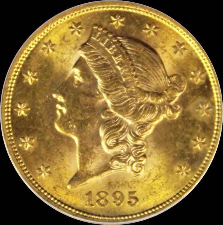 1895 $20.00 GOLD LIBERTY