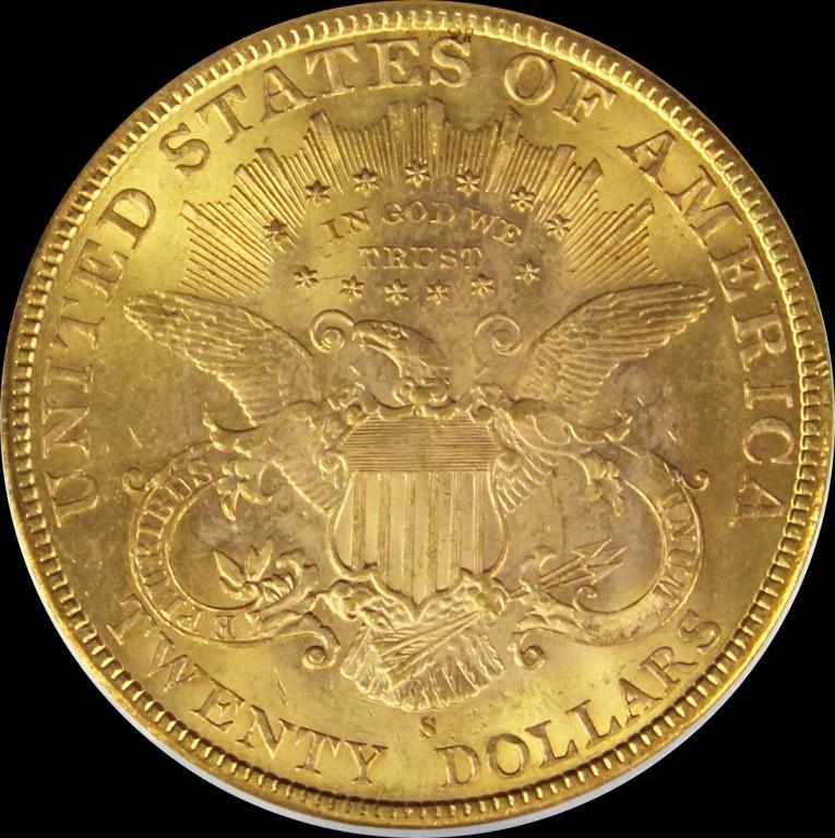 1898-S $20.00 GOLD LIBERTY