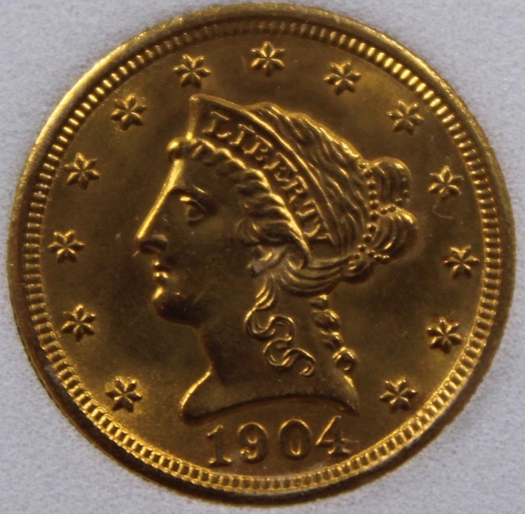 1904 $2.50 GOLD LIBERTY