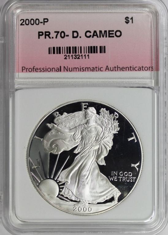 2000 AMERICAN SILVER EAGLE