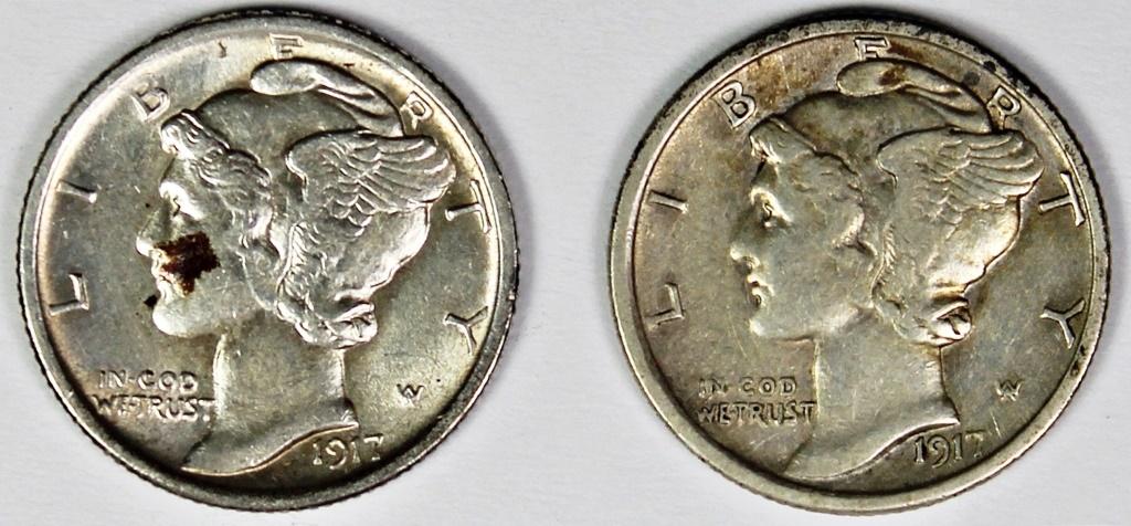 MERCURY DIME LOT: