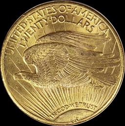 1927 $20.00 ST. GAUDENS GOLD