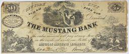 1840'S MUSTANG BANK NEW YORK
