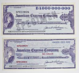 1960'S AMERICAN EXPRESS SPECIMEN PROOF