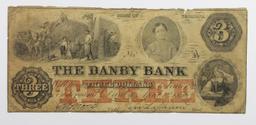 1856 $3 DANBY BANK VERMONT