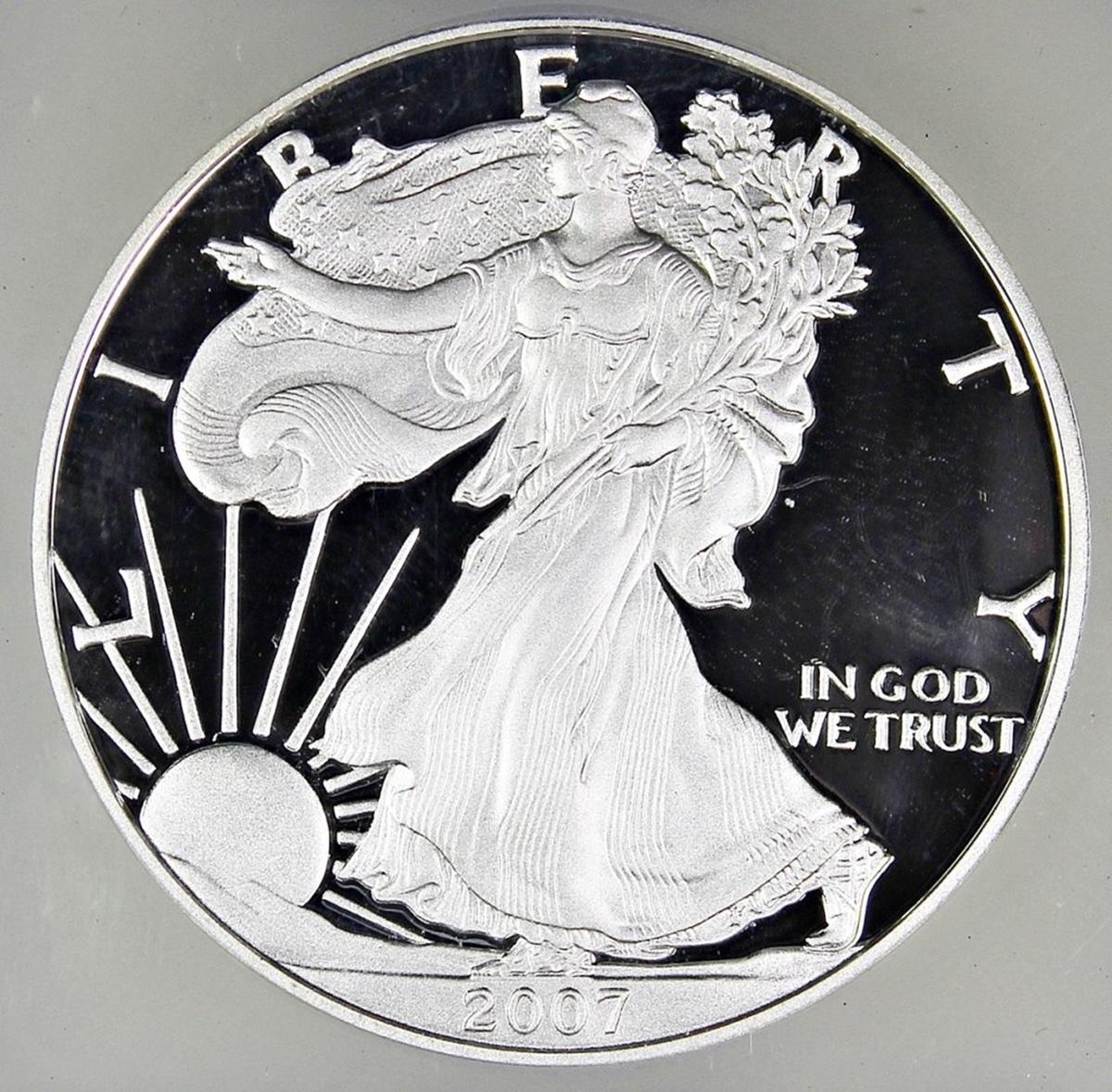 2007-W AMERICAN SILVER EAGLE