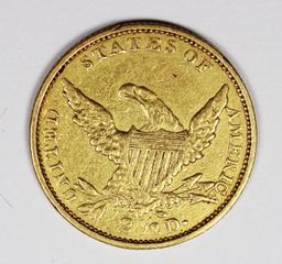 1834 $2.50 GOLD CLASSIC HEAD CH XF/AU