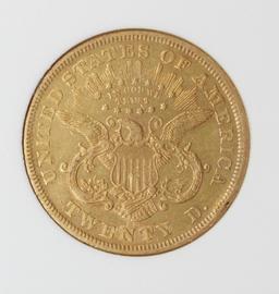 1872-CC $20.00 GOLD