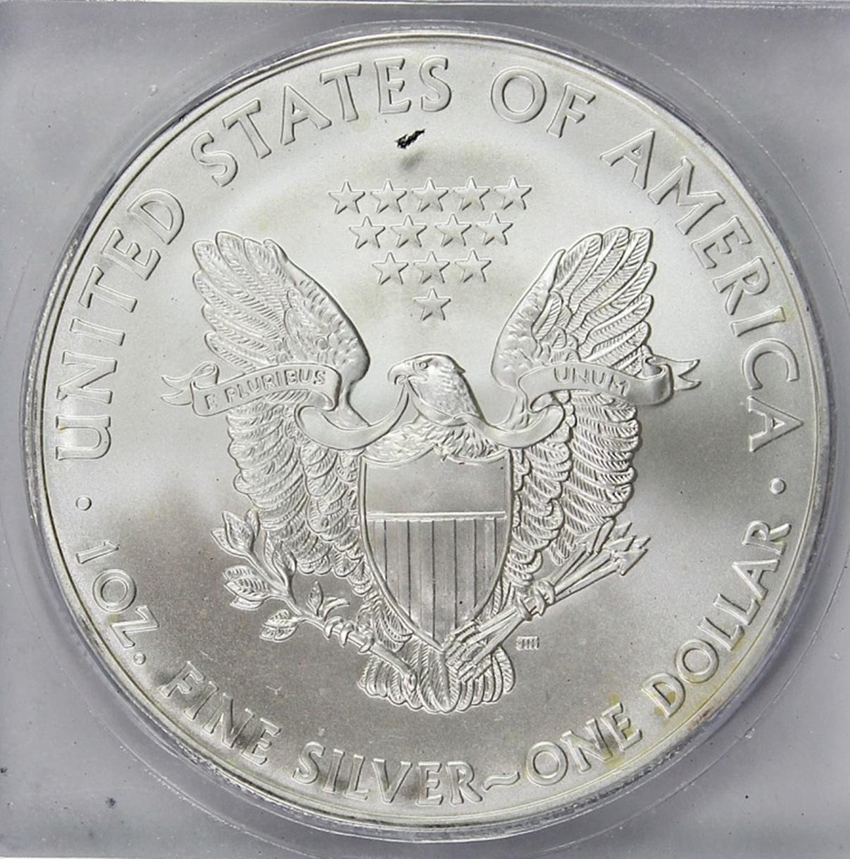 2008 AMERICAN SILVER EAGLE