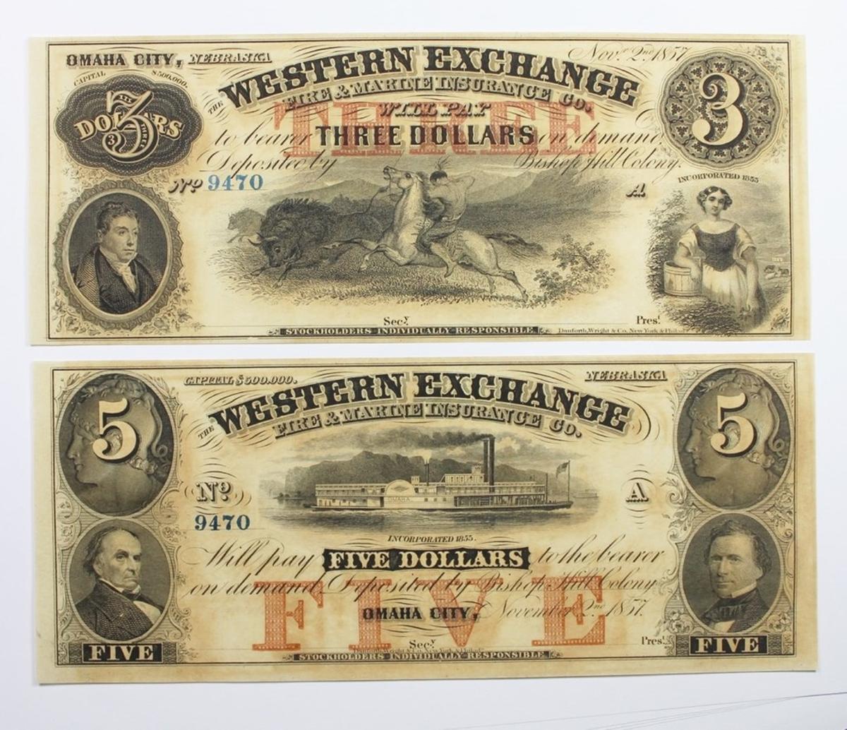 WESTERN EXCHANGE NEBRASKA 1850'S