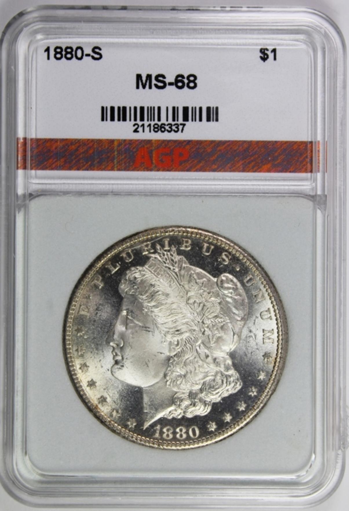 1880-S MORGAN SILVER DOLLAR