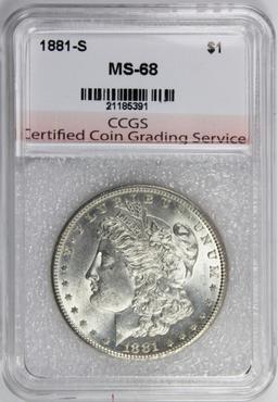 1881-S MORGAN SILVER DOLLAR