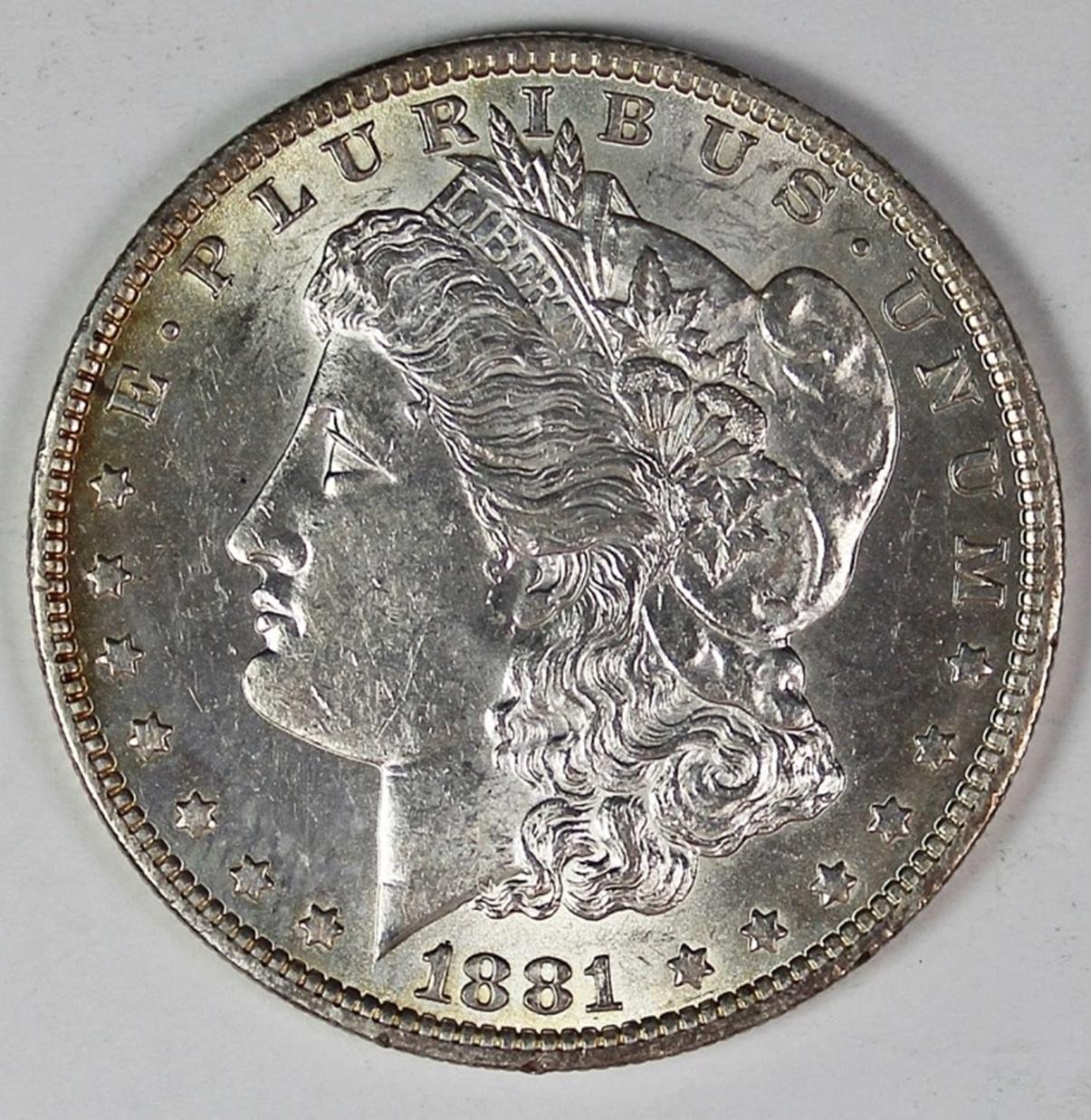 1881-O MORGAN SILVER DOLLAR