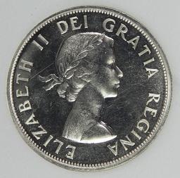 1958 CANADA SILVER DOLLAR