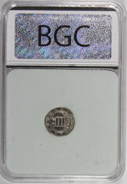 1852 THREE CENT SILVER