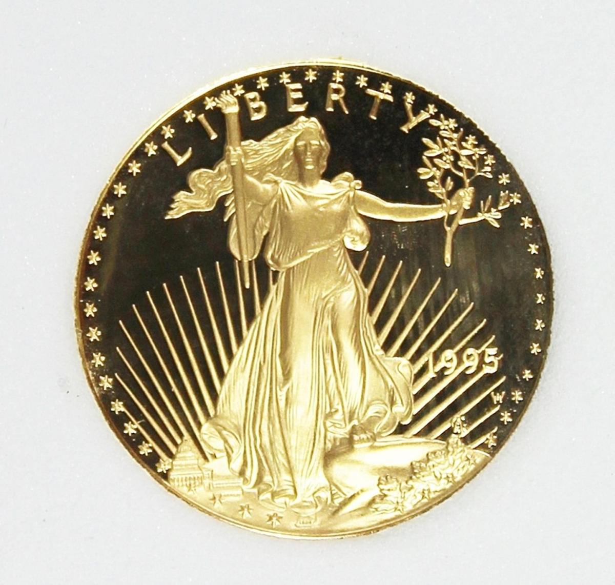 1995 1/4 OZ AMERICAN GOLD EAGLE $10