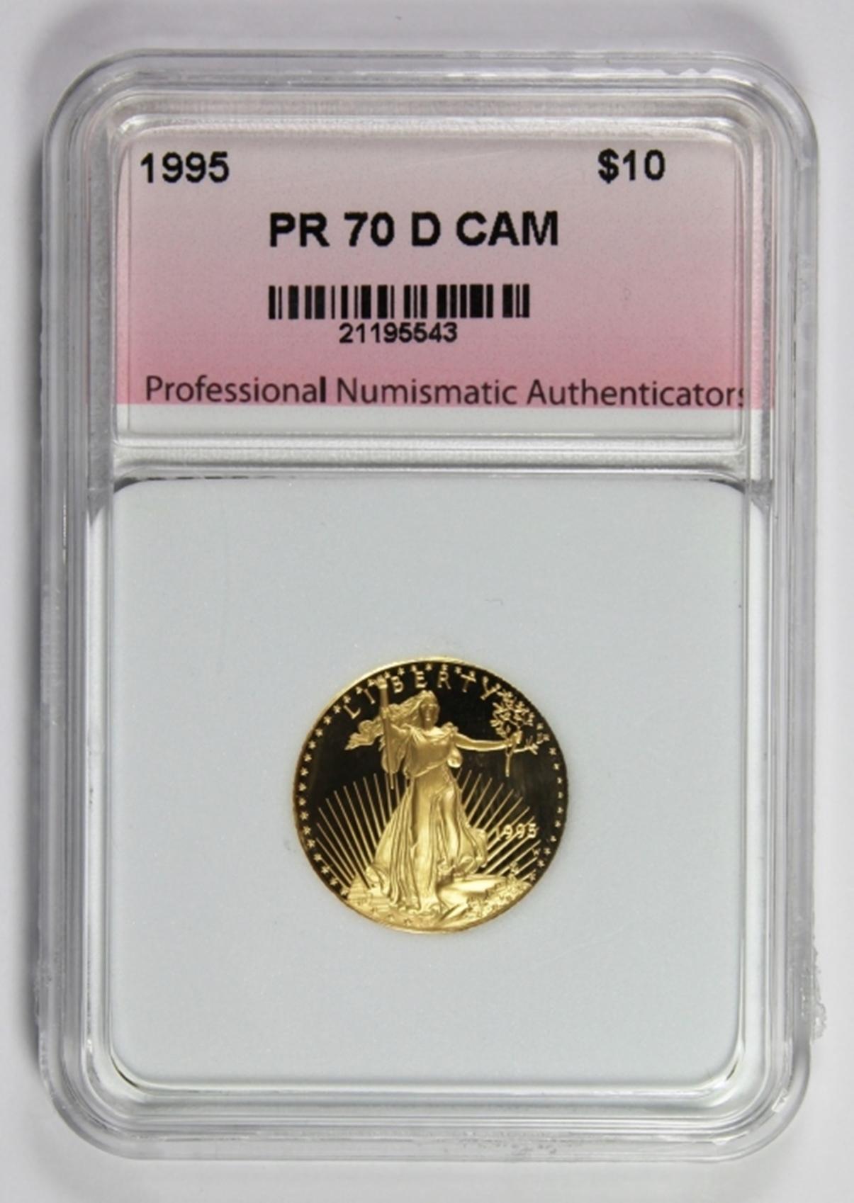 1995 1/4 OZ AMERICAN GOLD EAGLE $10