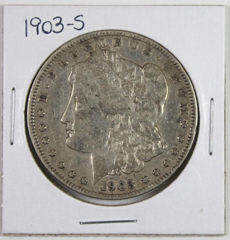 1903-S MORGAN SILVER DOLLAR