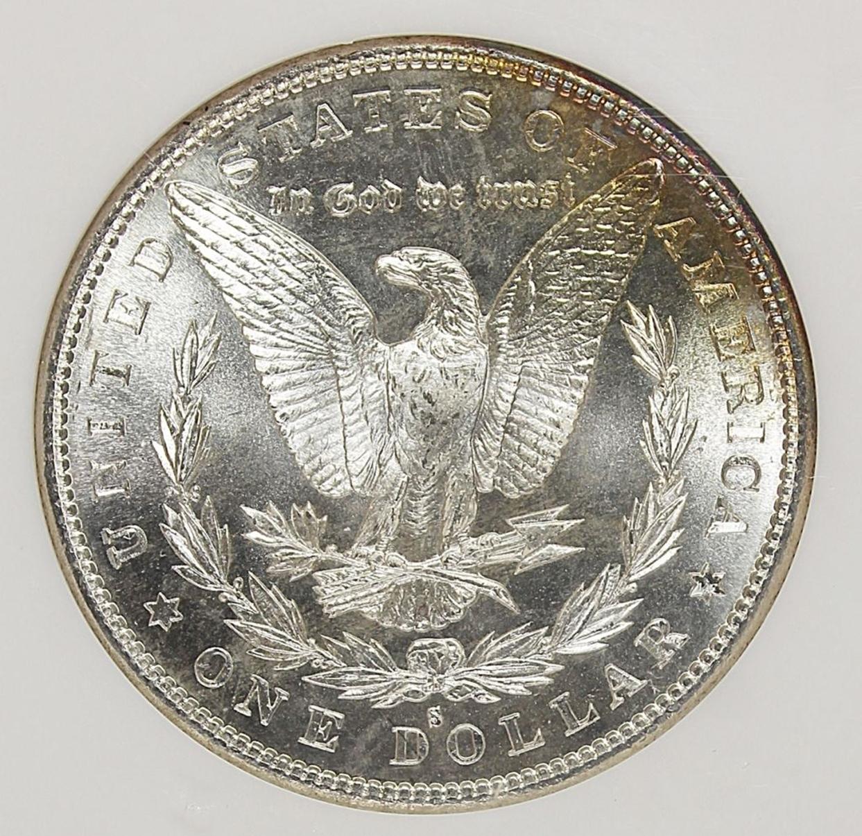 1882-S MORGAN SILVER DOLLAR