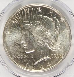 1924 PEACE SILVER DOLLAR