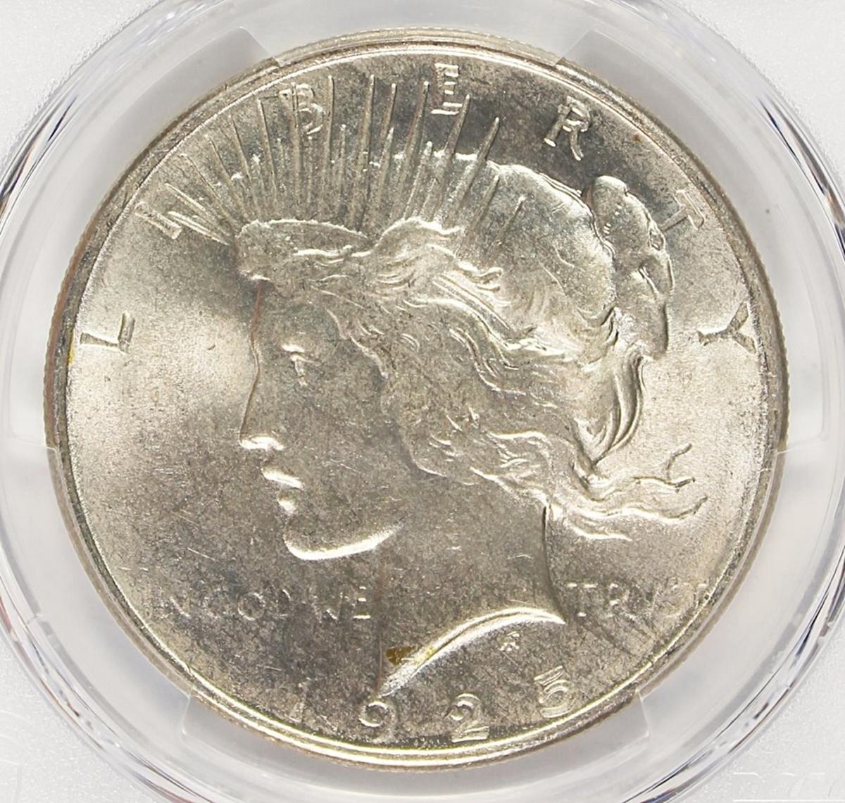 1925 PEACE SILVER DOLLAR