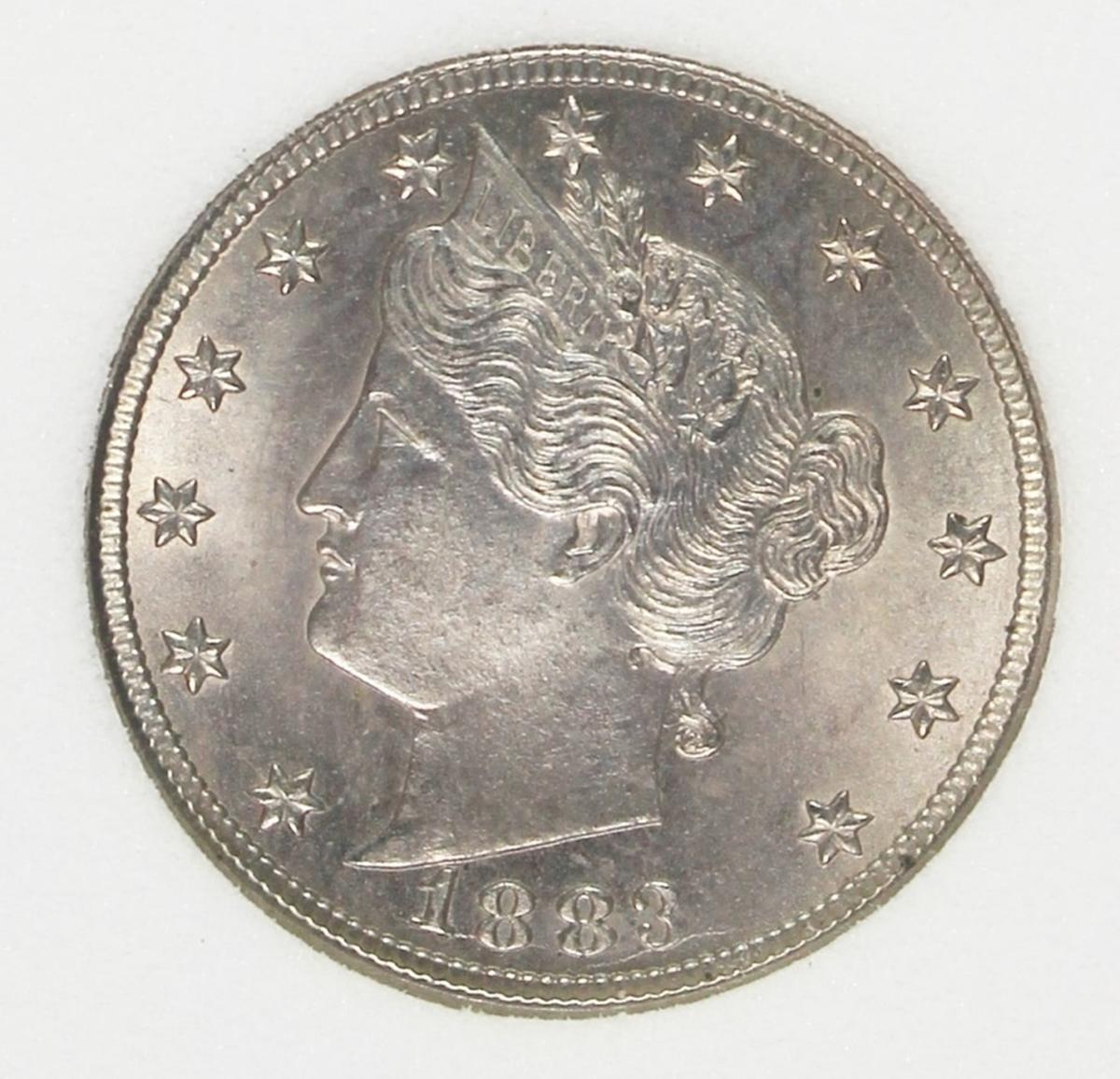1883 WITH CENTS V-NICKEL