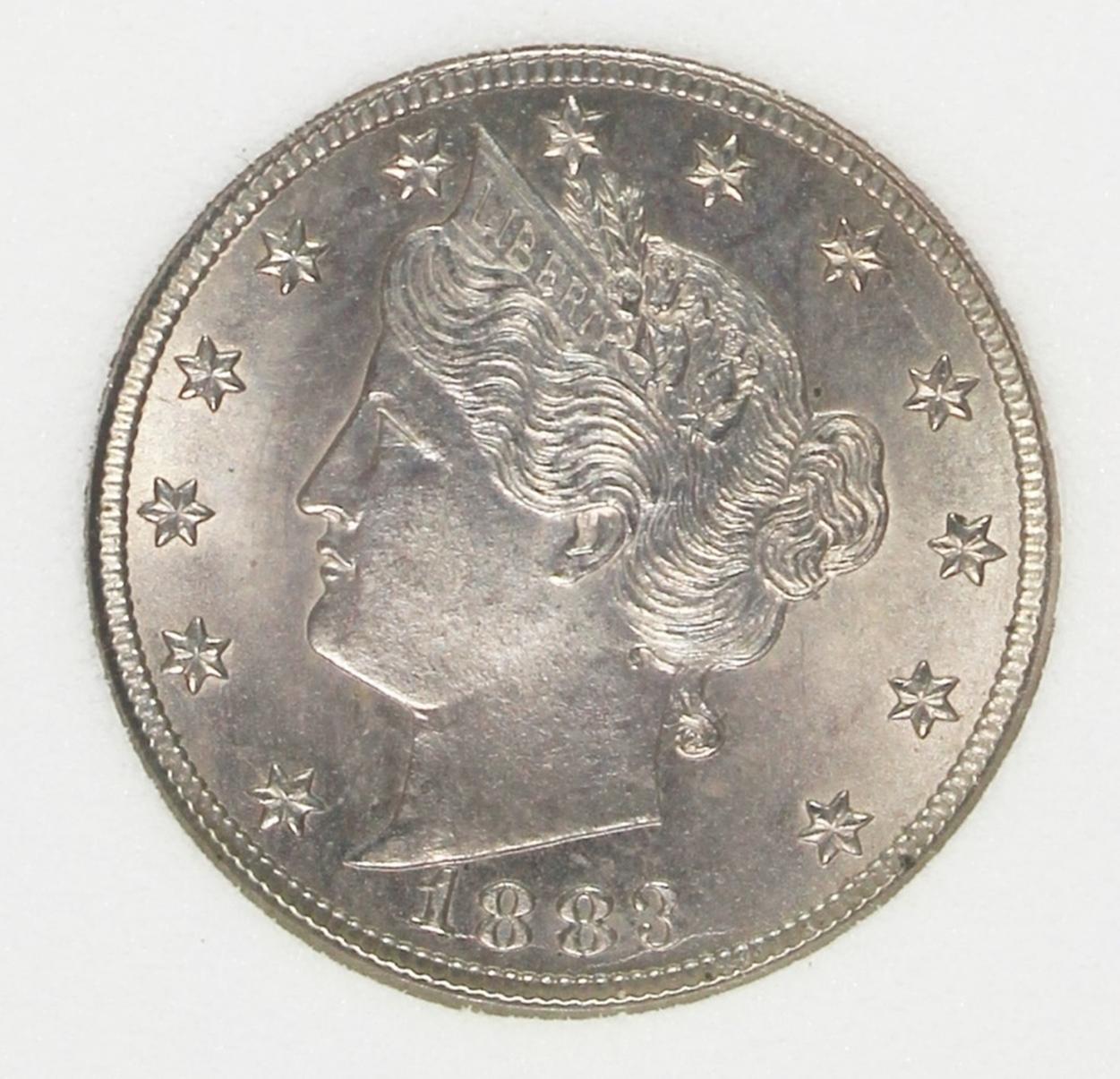 1883 WITH CENTS V-NICKEL