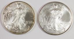 SUPERB BU++ AMERICAN SILVER EAGLES