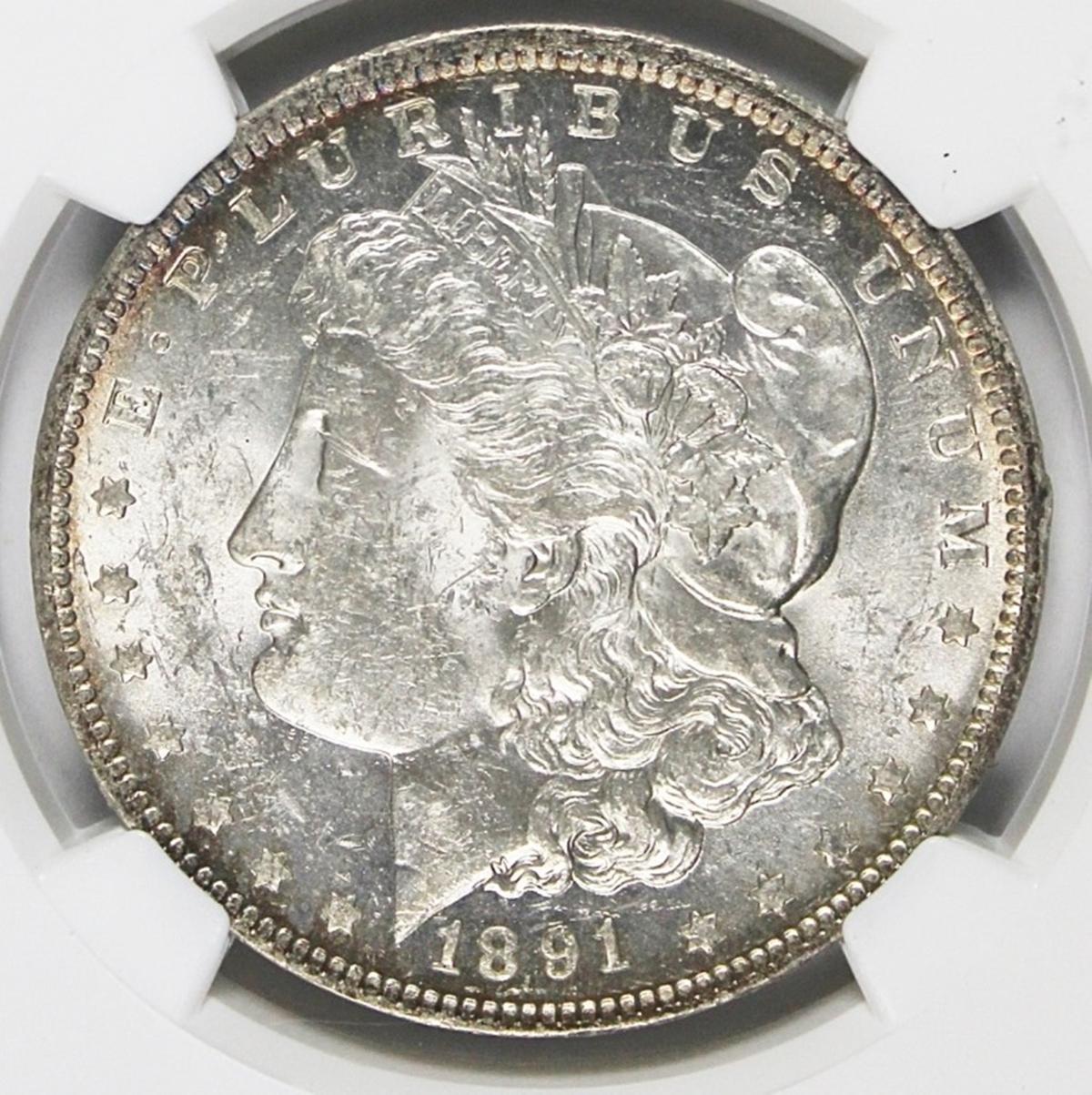 1891-O MORGAN SILVER DOLLAR