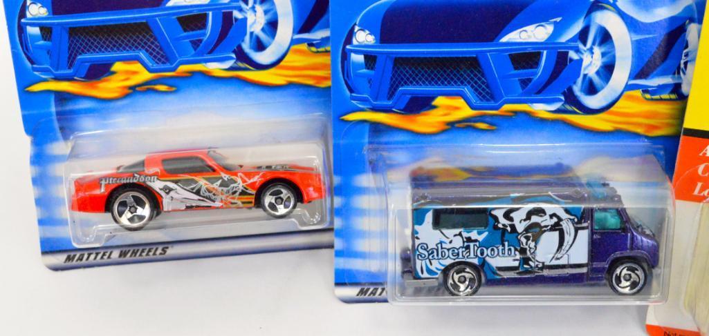 Nine Hot Wheels Blister Packs