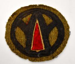 Two Original US WWI Wool Patches