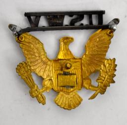 Spanish American War USWV Hat Badge