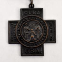 US Spanish American War Veterans Military Medal