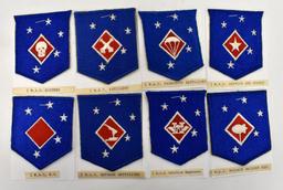 Grouping of 31 WWI WWII Navy and Marines Patches