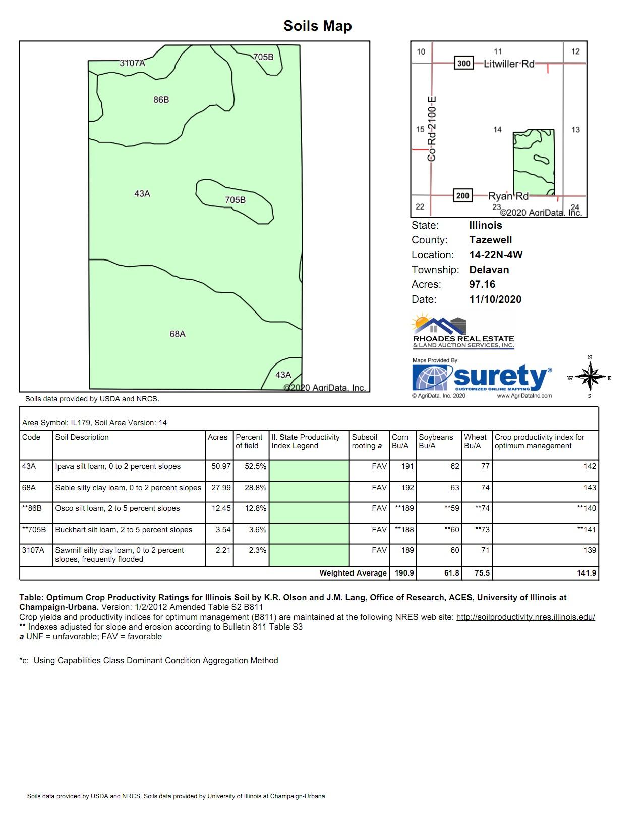 Tazewell County Farmland, Tract 2