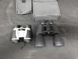 (2) VIVITAR BINOCULARS GT series 10x50 &5x30