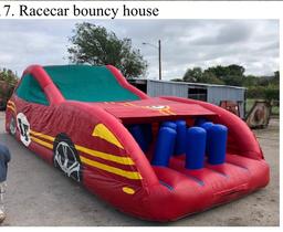 Racecar Bouncy House