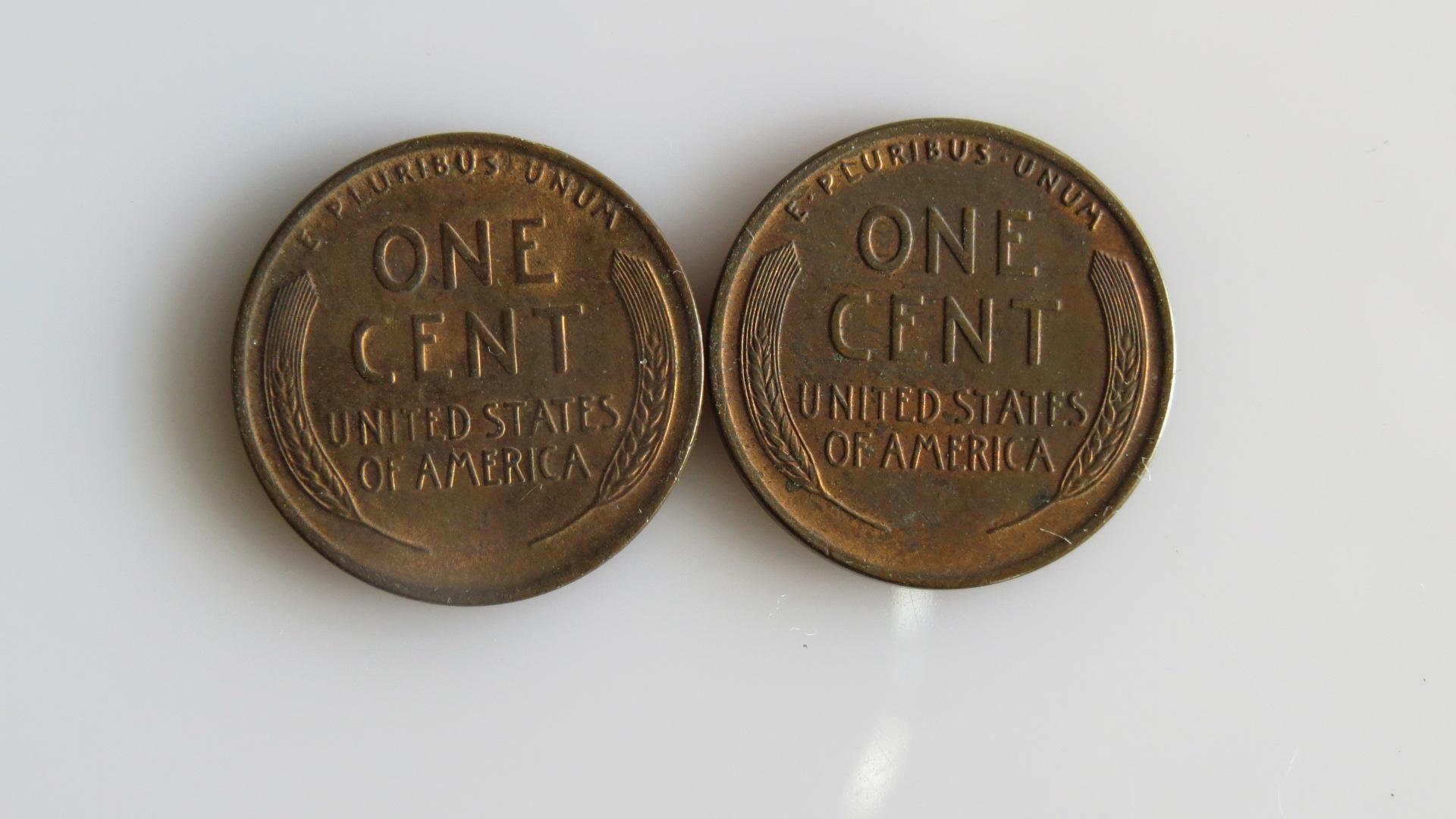 A Pair of Uncirculated 1927 Lincoln Cents