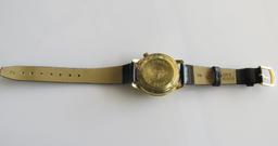 14K Yellow Gold Bulova Accuquartz Vintage Watch