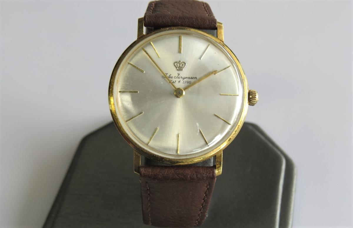 18K Yellow Gold Jules Jurgensen Vintage Watch