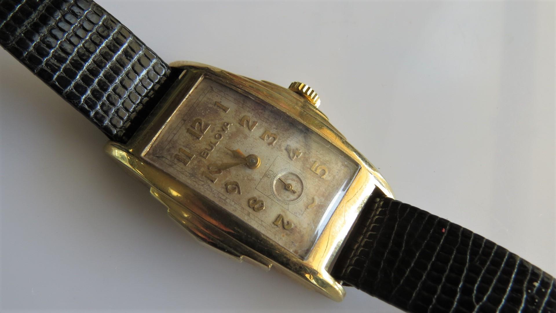 Rectangular Vintage Bulova Watch