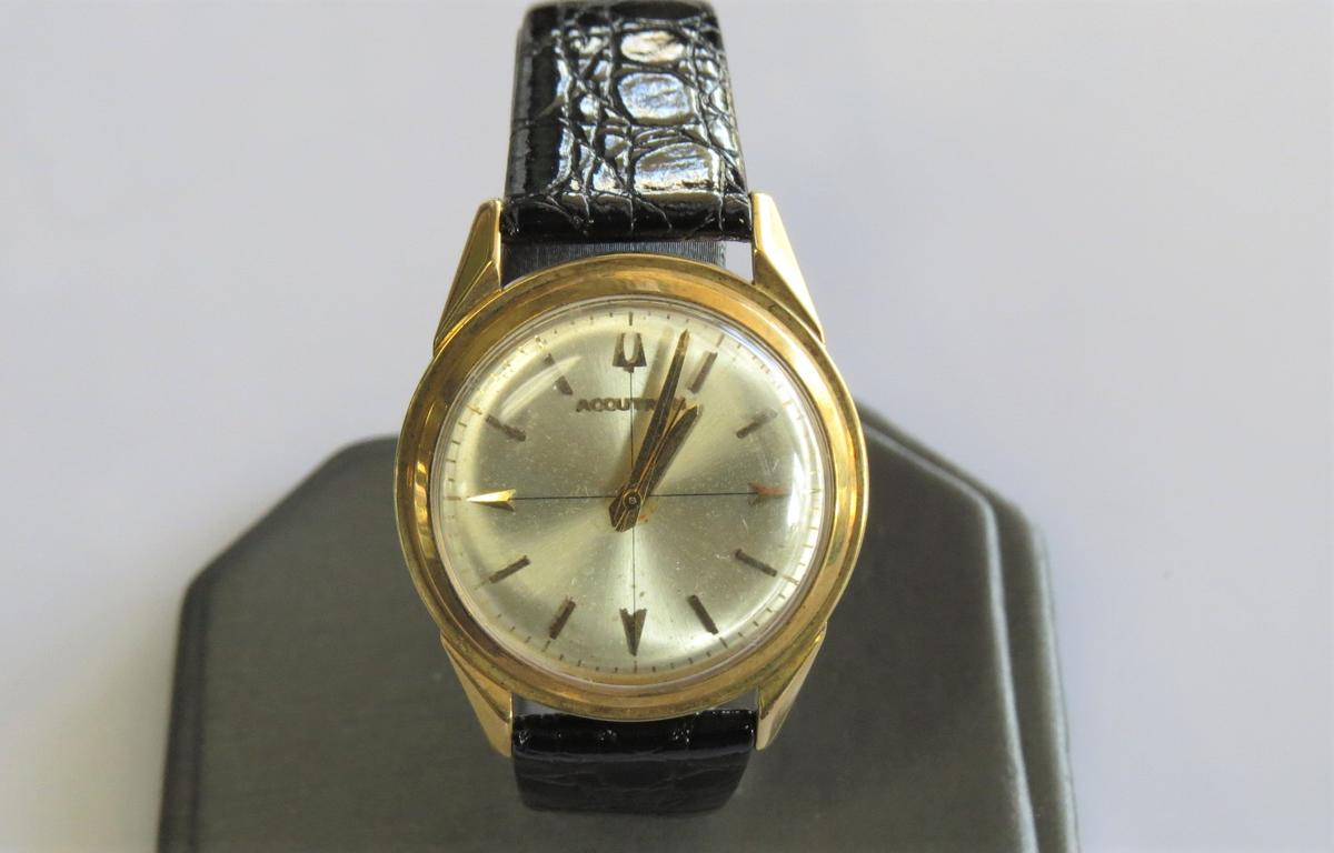 18K Vintage Bulova Accutron Watch