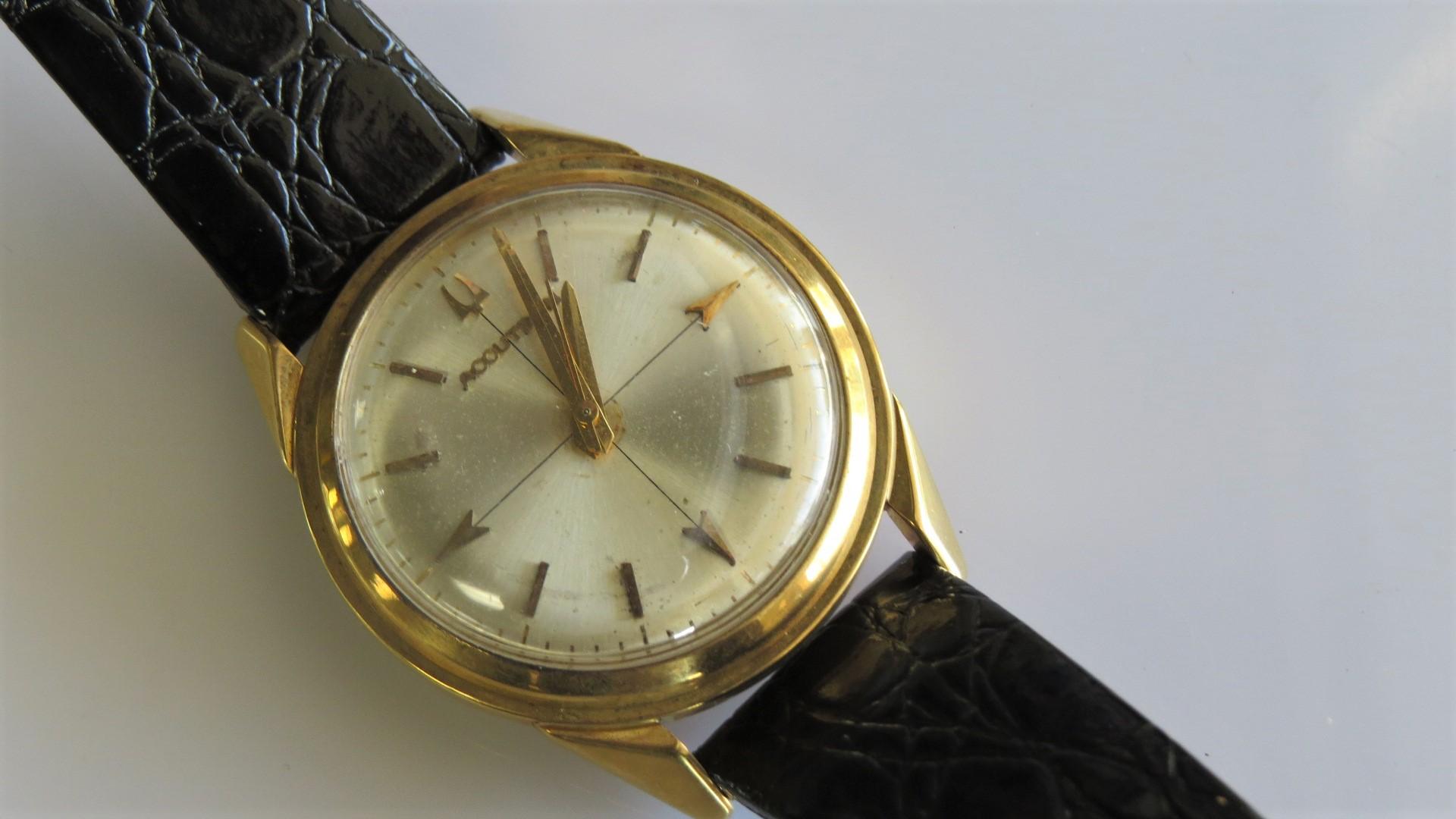 18K Vintage Bulova Accutron Watch